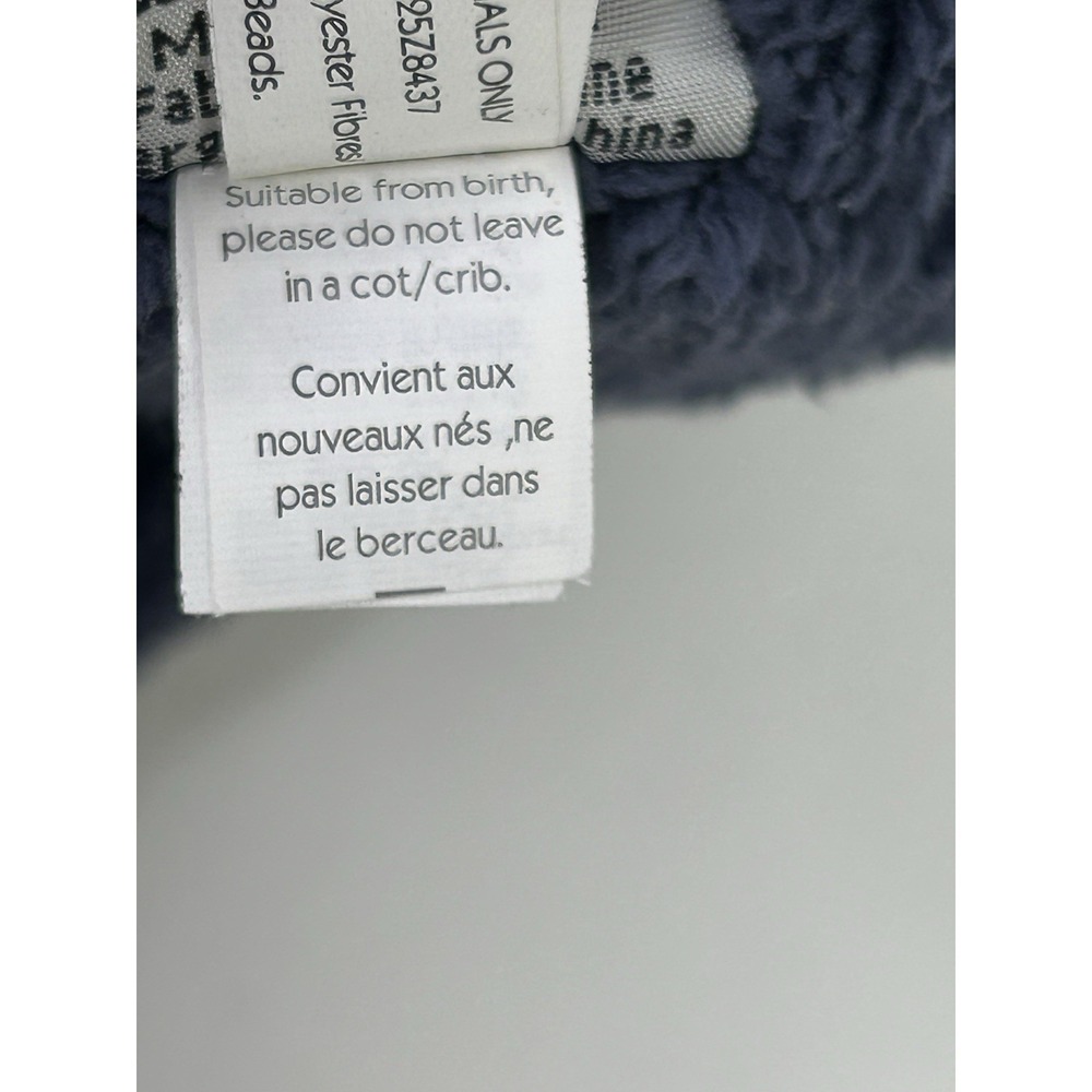 Jellycat London Toothy Shark Stuffed Animal Plush Dark Blue + Cream - Picture 10 of 12
